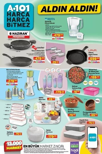 BUGÜN SATIŞTA A101 6 HAZİRAN 2024 KATALOĞU- İNDİRİMLİ ÜRÜNLER🛒📌 || A101de bu hafta neler var A101 Tiny House ve Kano Seti getiriyor...