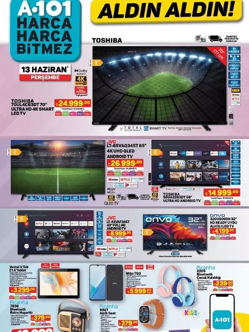 A101 AKTÜEL 13 HAZİRAN 2024 KATALOĞU