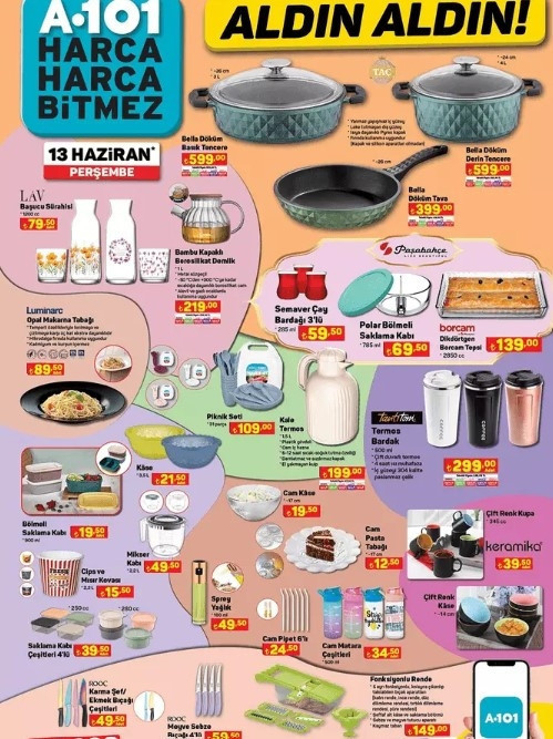 SATIŞTA A101 13 HAZİRAN 2024 KATALOĞU - AKTÜEL İNDİRİMLİ ÜRÜNLER🛒📌 || A101de bu hafta neler var A101 Motosiklet, Kamp Malzemeleri getiriyor...
