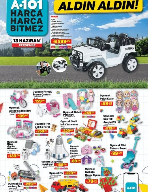 SATIŞTA A101 13 HAZİRAN 2024 KATALOĞU - AKTÜEL İNDİRİMLİ ÜRÜNLER🛒📌 || A101de bu hafta neler var A101 Motosiklet, Kamp Malzemeleri getiriyor...