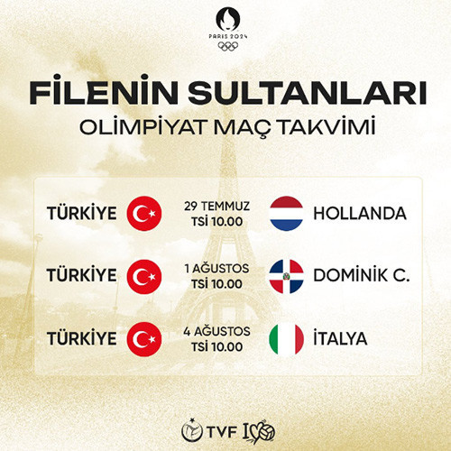 FİLENİN SULTANLARI PARİS MAÇ PROGRAMI