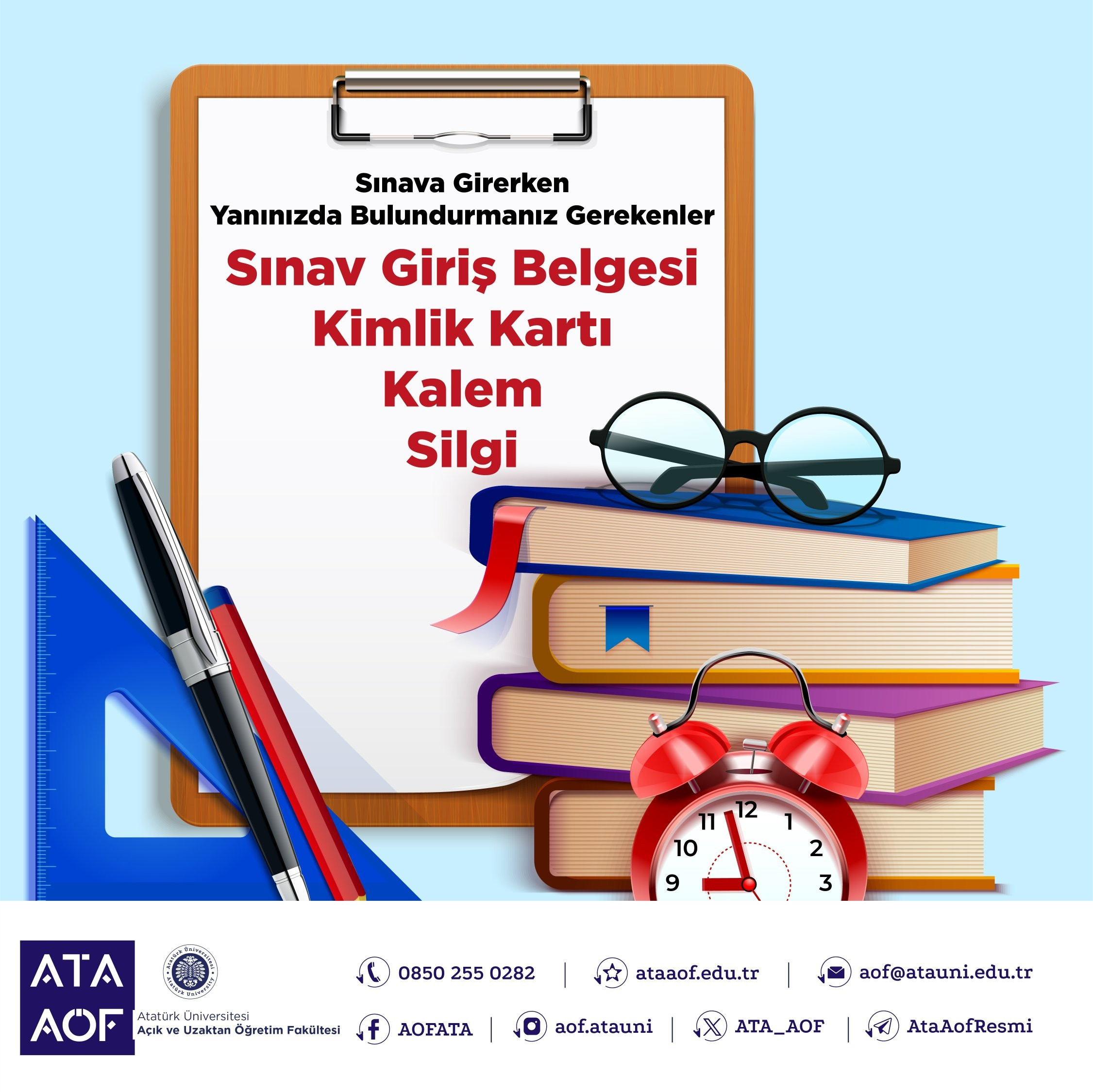 ATA AÖF BÜTÜNLEME SINAV TARİHİ VE OTURUM SAATİ 2024 (BAHAR DÖNEMİ) || Atatürk Üniversitesi ATA AÖF bütünleme sınavı ne zaman 2024, saat kaçta