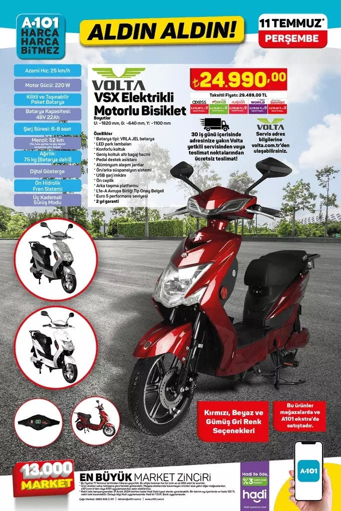 SATIŞTA A101 AKTÜEL 11 TEMMUZ 2024- İNDİRİMLİ ÜRÜNLER- || A101de bu hafta neler var A101 Elektrikli Motorlu Bisiklet, Akülü Araba getiriyor...
