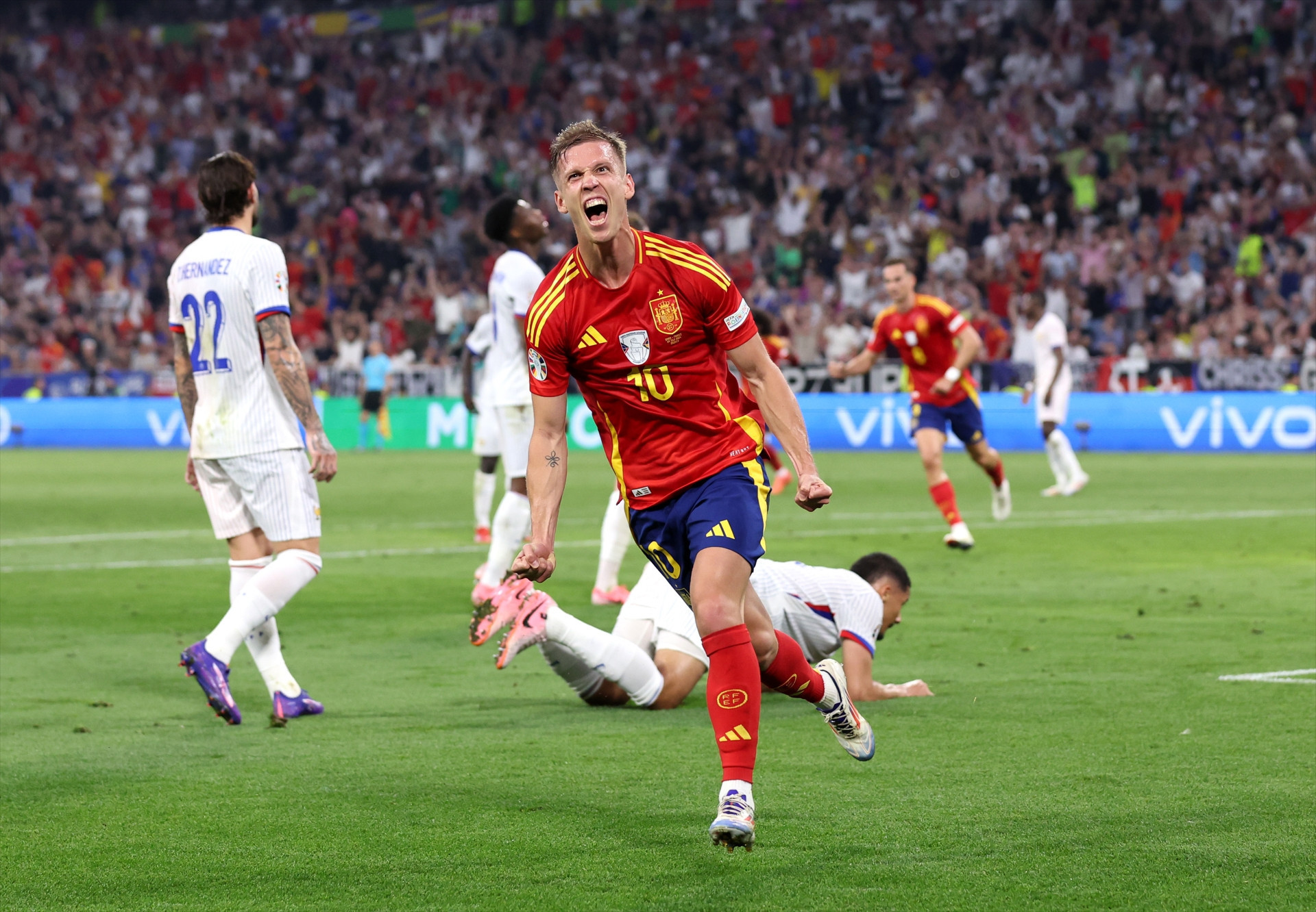 İspanya - Fransa maçında ekranlara yansımayan görüntüler