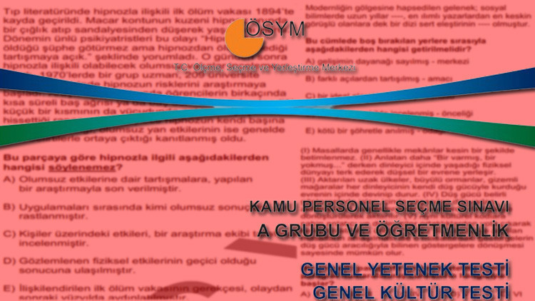 KPSS LİSANS SORULARI VE CEVAP ANAHTARI 2024