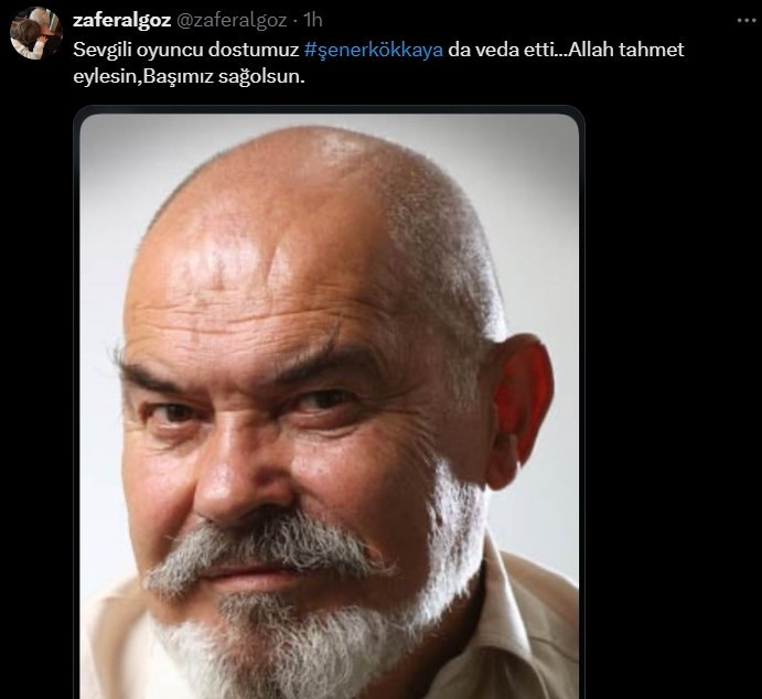 ACI HABERİ ZAFER ALGÖZ DUYURDU ACI HABERİ ZAFER ALGÖZ DUYURDU