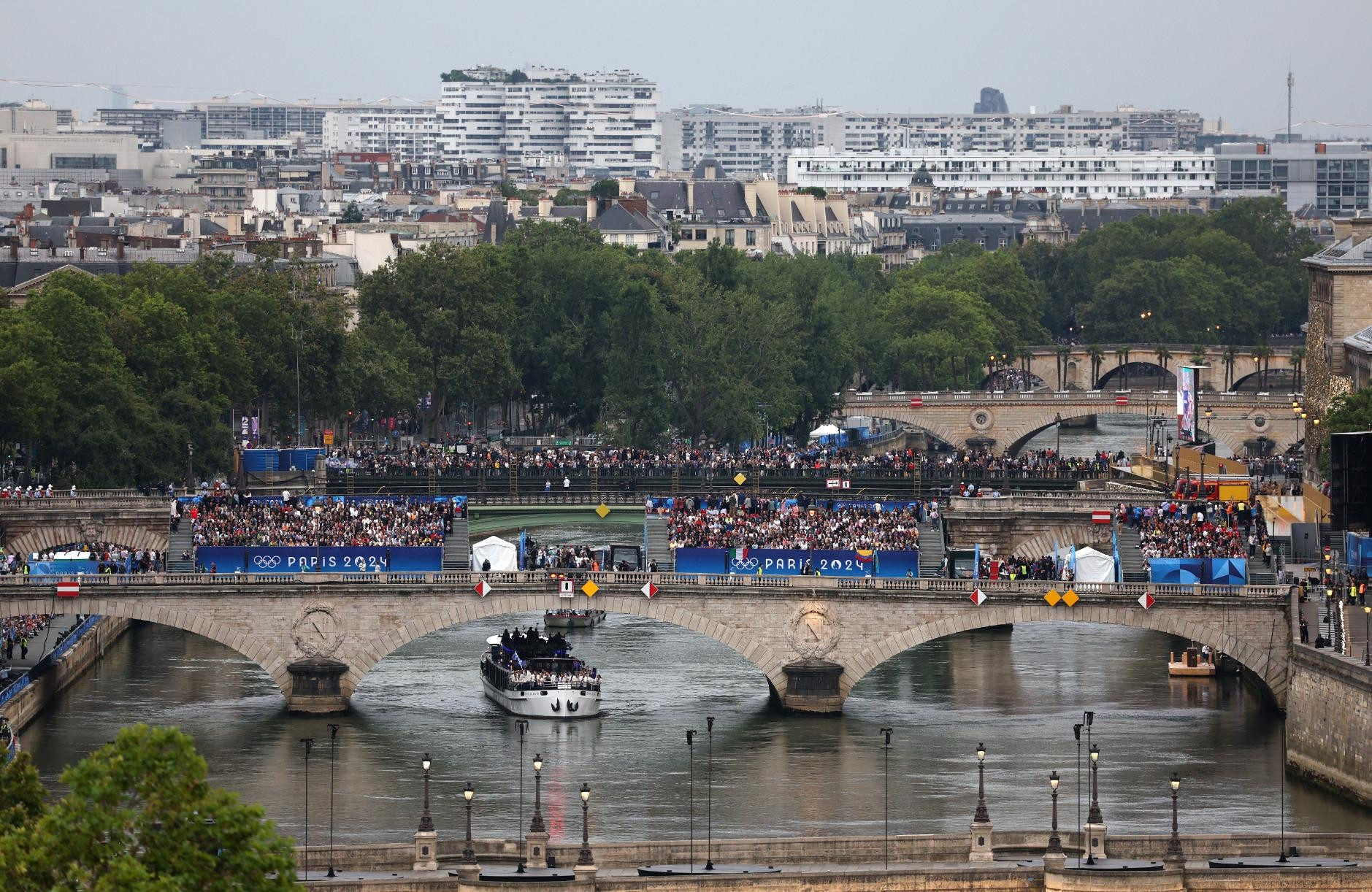 Paris 2024 Olimpiyat Oyunlarında açılış töreni