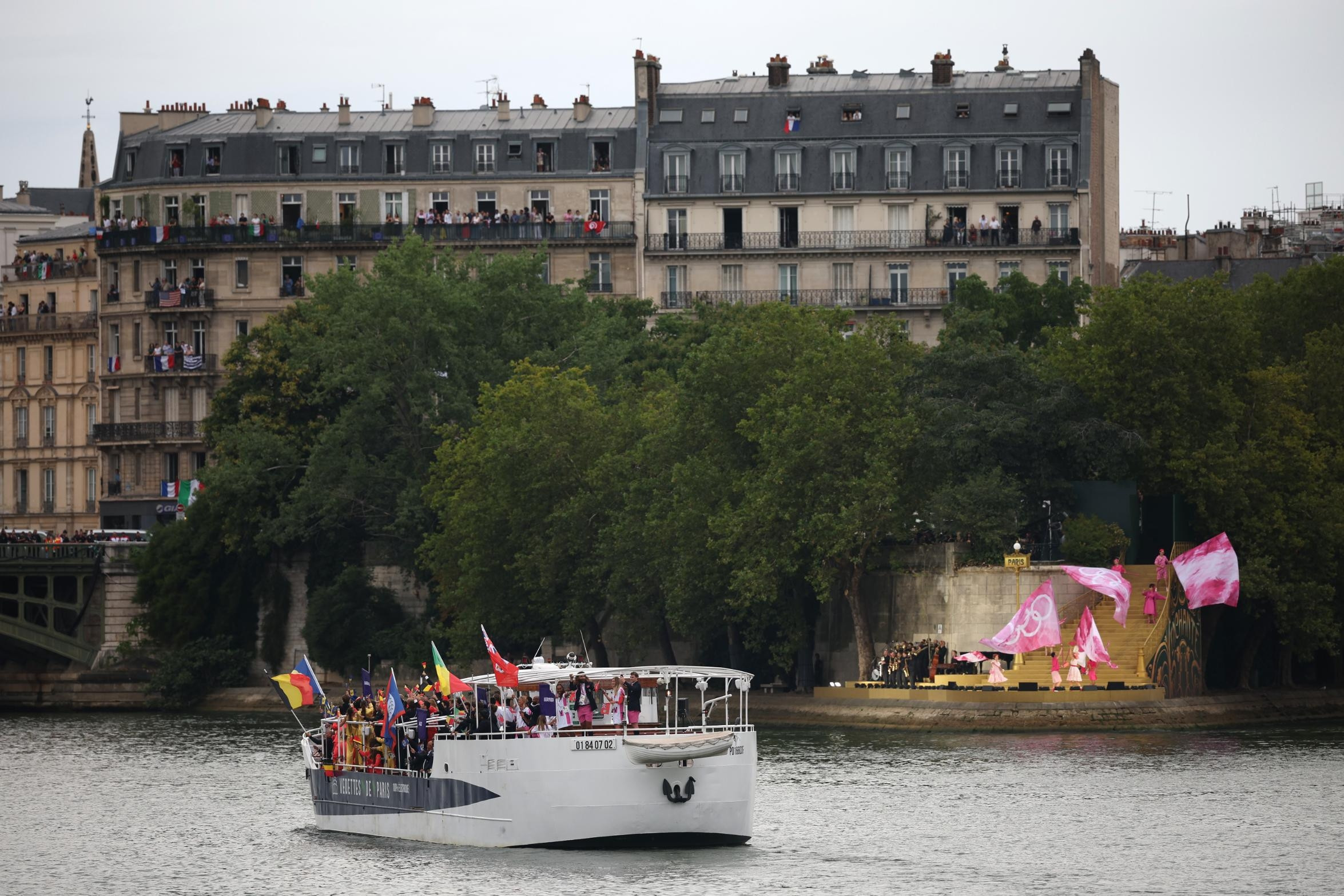 Paris 2024 Olimpiyat Oyunlarında açılış töreni