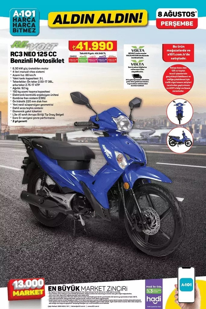 SATIŞTA A101 AKTÜEL 8 AĞUSTOS 2024 KATALOĞU- İNDİRİMLİ ÜRÜNLER  📌🛒|| A101 katalog bu hafta neler getiriyor A101de bu hafta Benzinli Motosiklet var