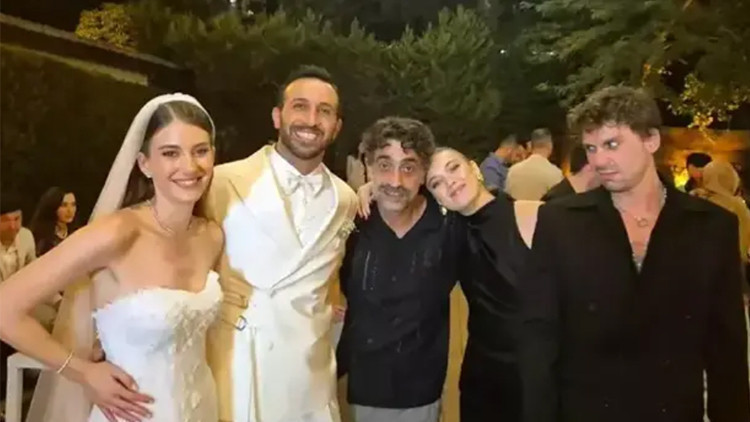 Dizi aşkı gerçek oldu... Beril Pozam ve Ersin Arıcı evlendi Yalı Çapkını ekibi ünlü çifti yalnız bırakmadı