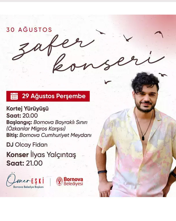 30 AĞUSTOS İZMİR KONSERLERİ 2024 (ÜCRETSİZ) || İzmir 30 Ağustos konserleri nerede, saat kaçta, hangi sanatçılar var İşte Zafer Bayramı etkinlik programı
