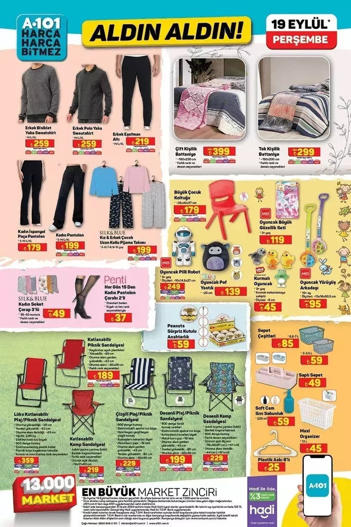 SATIŞTA 19 EYLÜL A101 KATALOĞU 2024 - İNDİRİMLİ ÜRÜNLER🛒📌 || A101de bu hafta neler var A101 Çekme Karavan, 180 cc Off-Road Benzinli ATV getiriyor