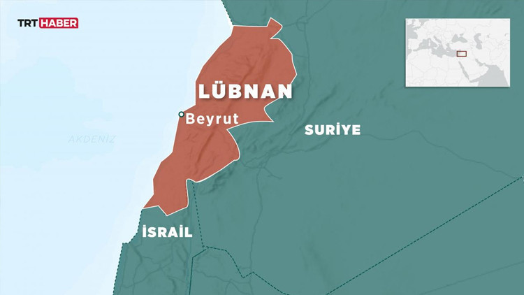 LÜBNAN HARİTASI 2024