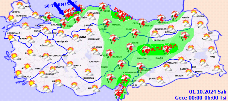 BARTIN VE  ZONGULDAKTA YAĞMUR DEVAM EDECEK Mİ