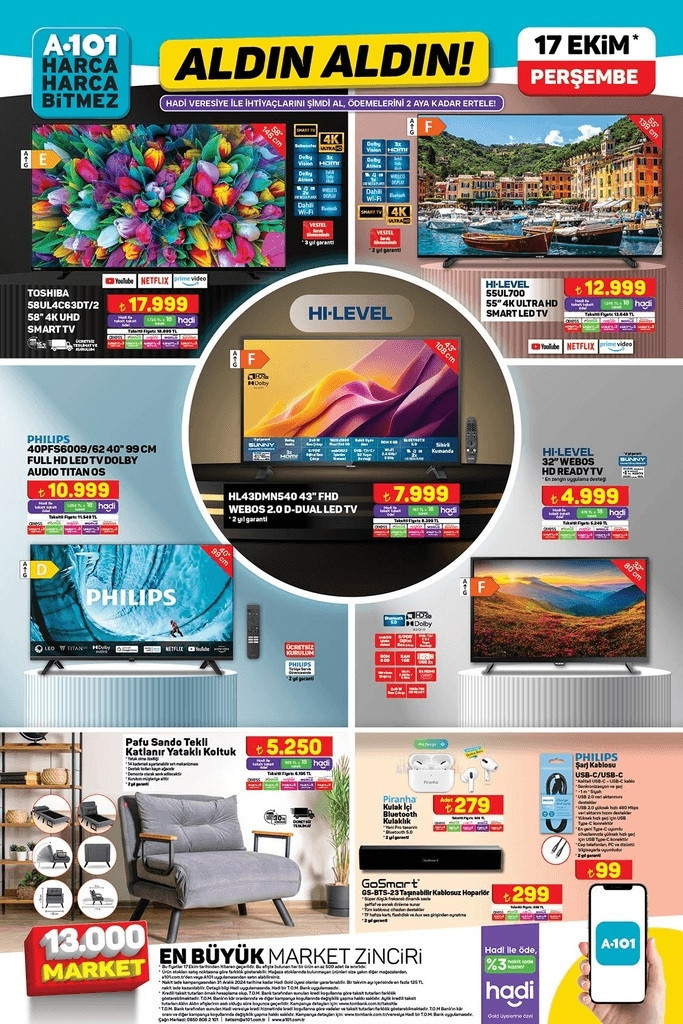 A101 17 EKİM 2024 KATALOĞU