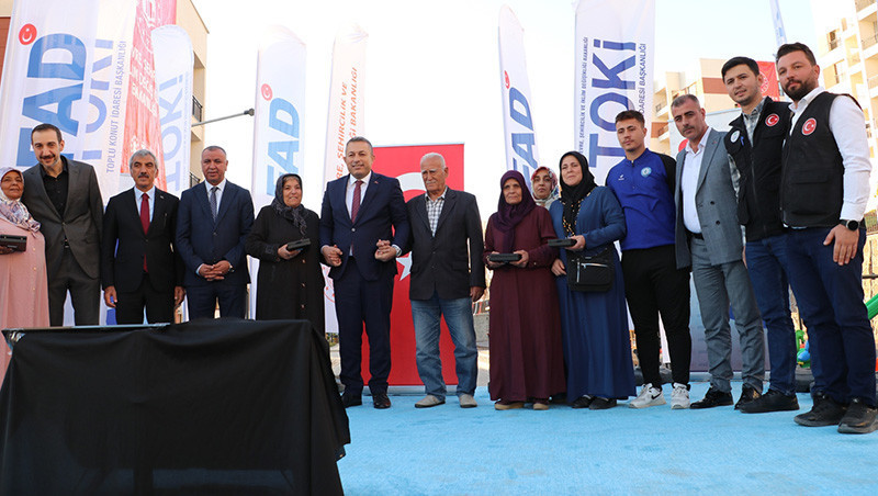 GAZİANTEPTE  TOKİ KURA ÇEKİMİ GERÇEKLEŞTİ