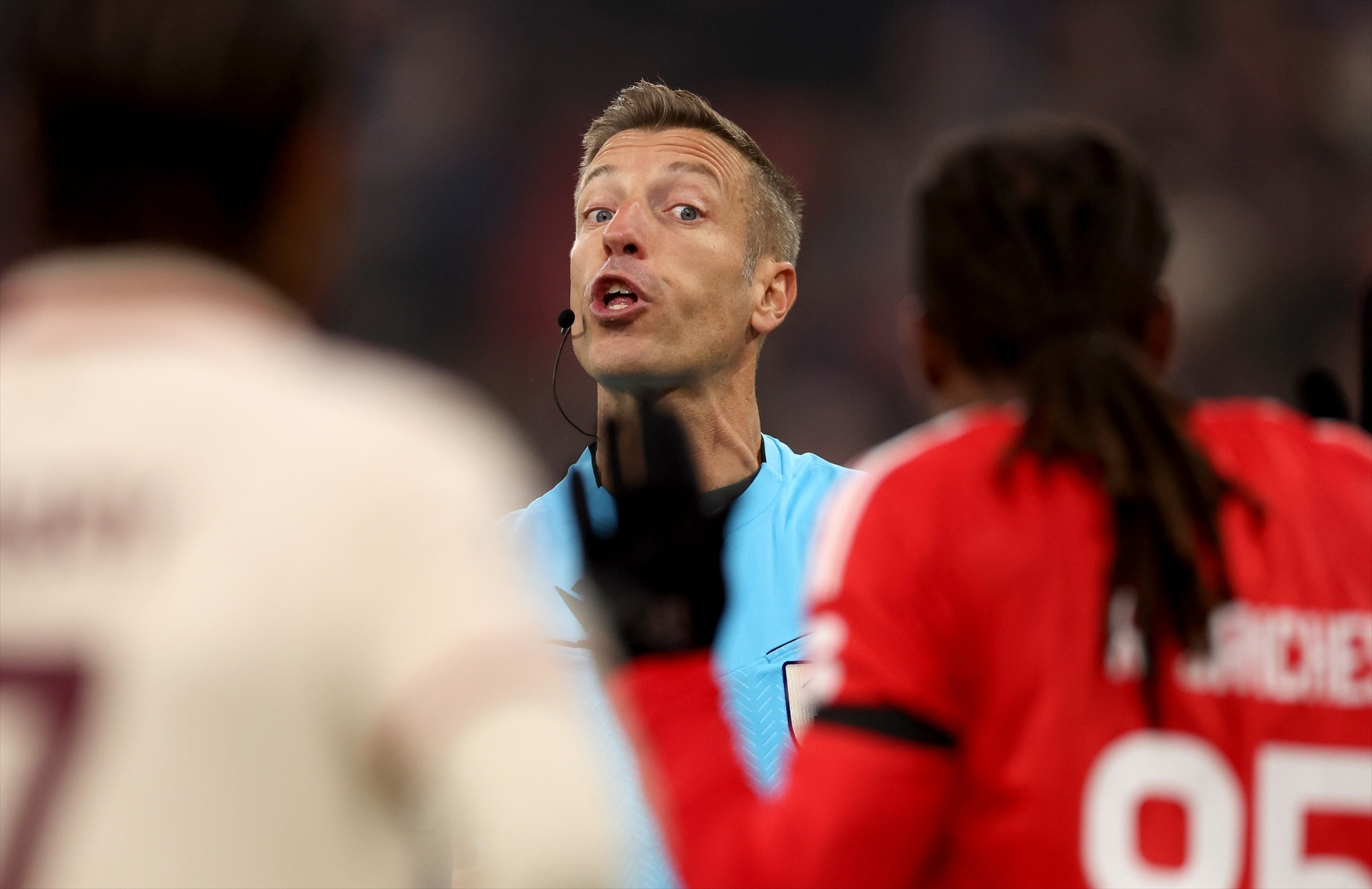 Bayern Münih - Benfica maçından ekrana yansımayanlar Kerem Aktürkoğlu...