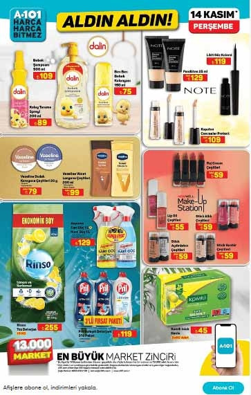 BUGÜN SATIŞTA A101 ALDIN ALDIN KATALOĞU VE FİYAT LİSTESİ 14 KASIM 2024 || A101de bu hafta neler var, Perşembe günü aktüel ürünleri neler Buharlı temizleyici, su sebili, pencere temizleme robotu A101de