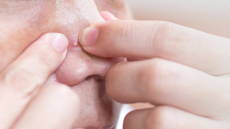 Söylenenler çok korkunç Ölüm üçgenindeki sivilceleri sıkmak tehlikeli mi Burada bir enfeksiyon oluşması halinde...