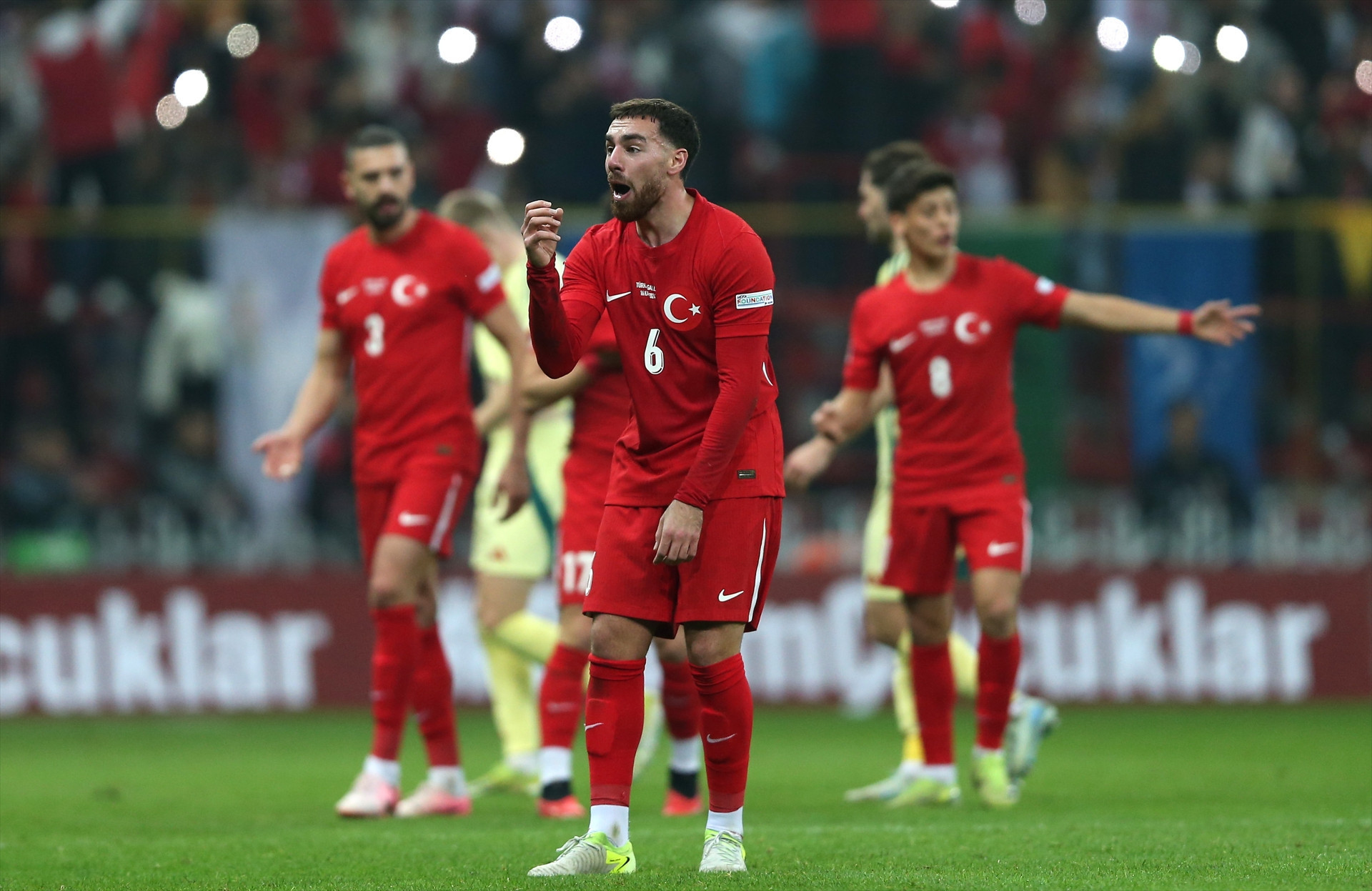 Türkiye - Galler maçından ekrana yansımayan görüntüler