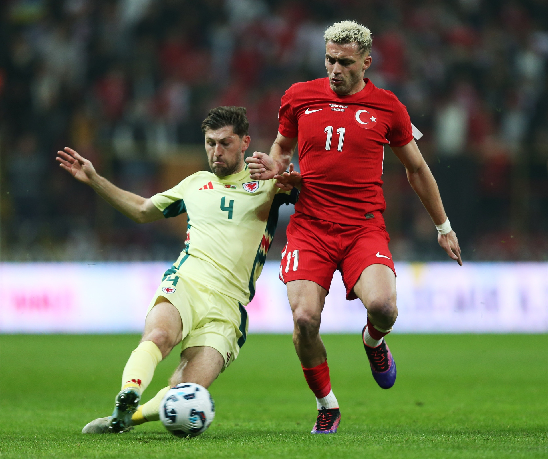 Türkiye - Galler maçından ekrana yansımayan görüntüler