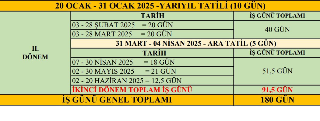 BU YIL OKULLAR KAÇ GÜN TATİL OLACAK BU YIL OKULLAR KAÇ GÜN TATİL OLACAK