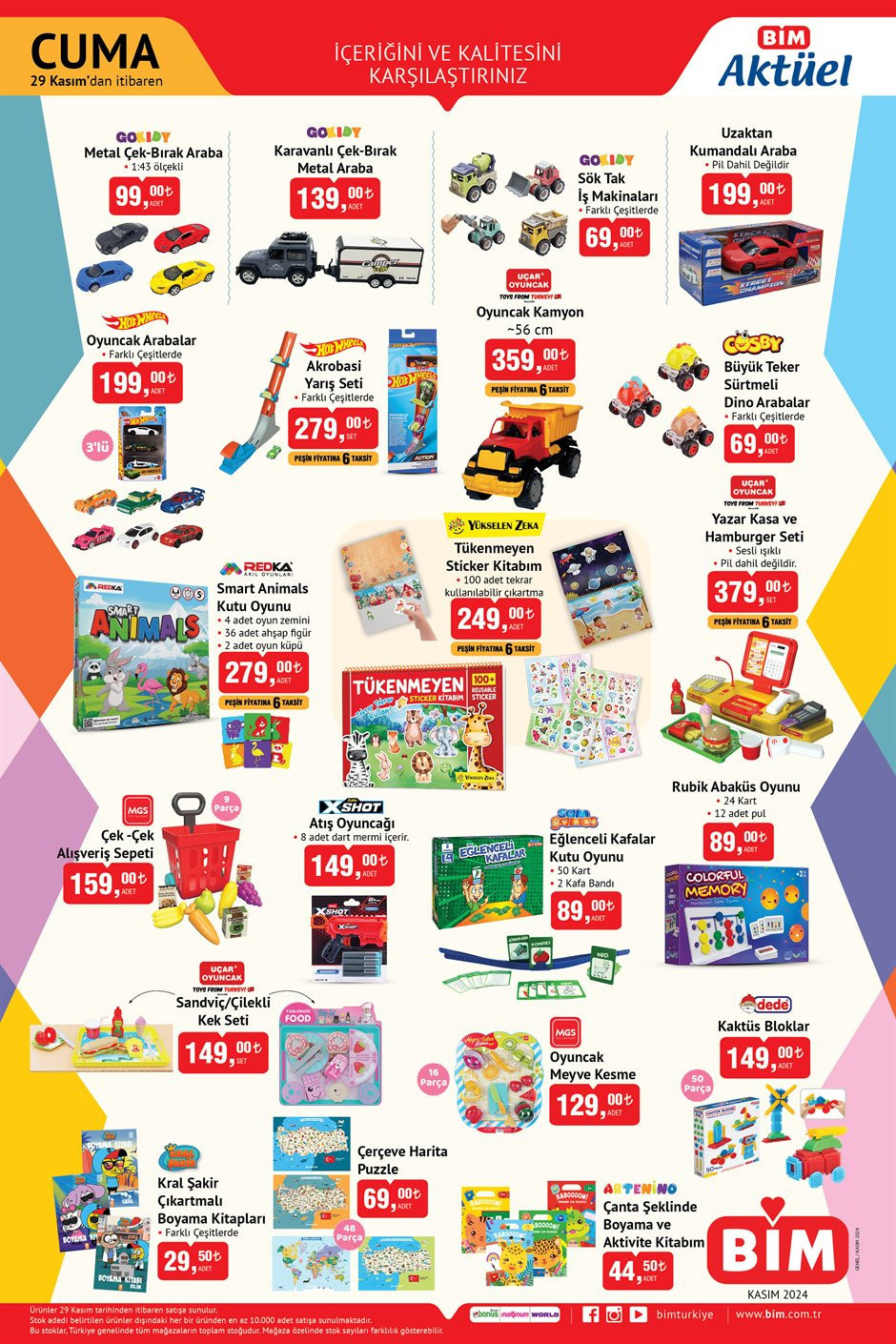 RAFLARDA BİM AKTÜEL 29 KASIM 2024 KATALOĞU- İNDİRİMLİ ÜRÜNLER || Bimde bu hafta cuma neler var Bim katalog Dik Durabilen Süpürge satışa sunuldu
