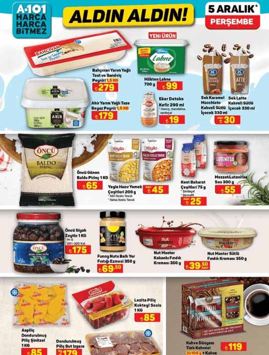 SATIŞTA A101 ALDIN ALDIN KATALOĞU VE FİYAT LİSTESİ 5 ARALIK ||  A101de bu hafta neler var, hangi ürünler indirimli Yılbaşı ağacı ve süsleri, portatif buharlı ütü, katı meyve sıkacağı A101de