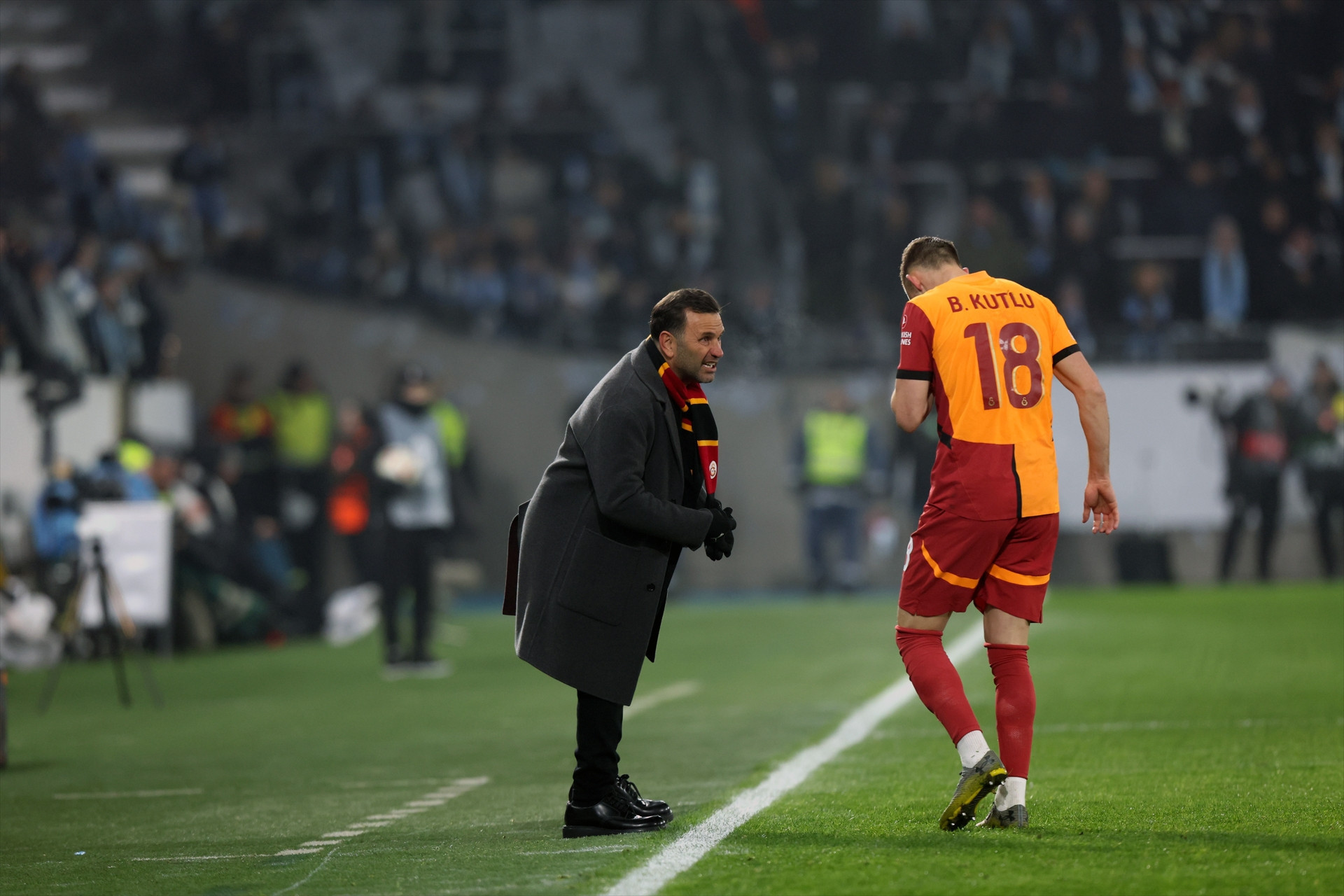 Malmö - Galatasaray maçından ekrana yansımayanlar