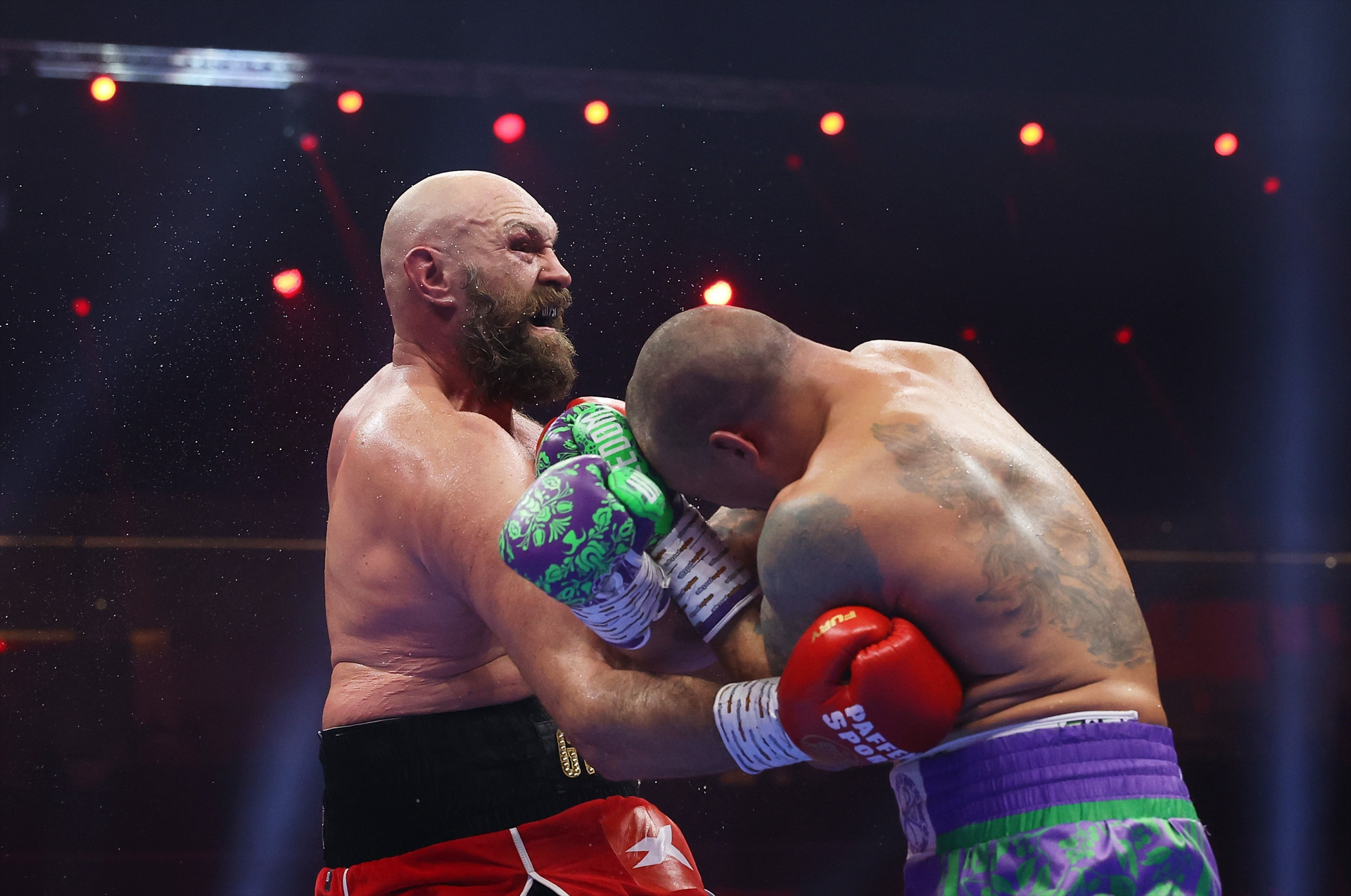 Oleksandr Usyk - Tyson Fury maçından objektiflere yansıyanlar