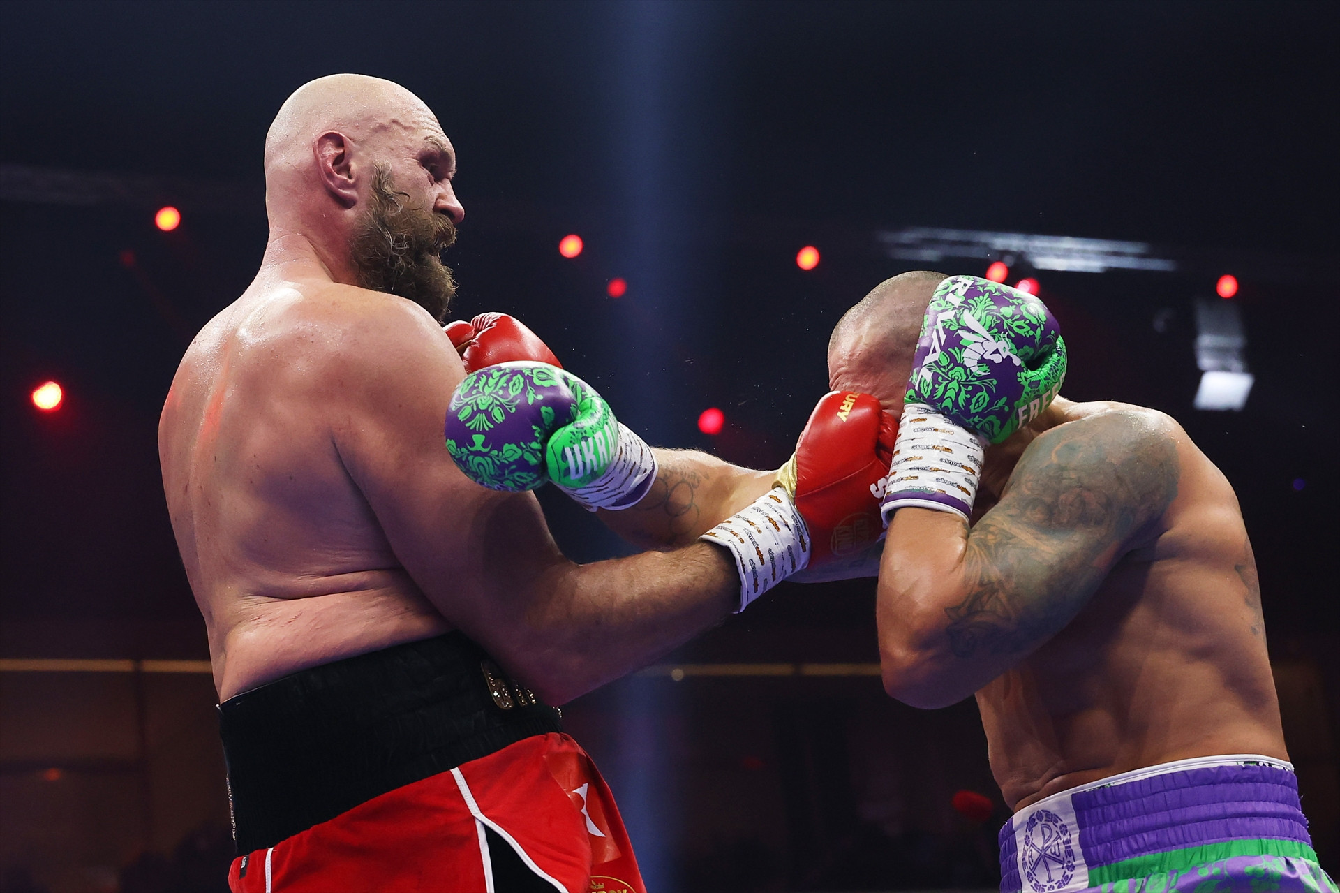 Oleksandr Usyk - Tyson Fury maçından objektiflere yansıyanlar