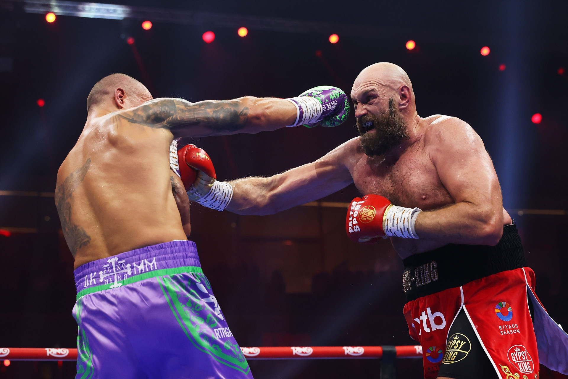 Oleksandr Usyk - Tyson Fury maçından objektiflere yansıyanlar