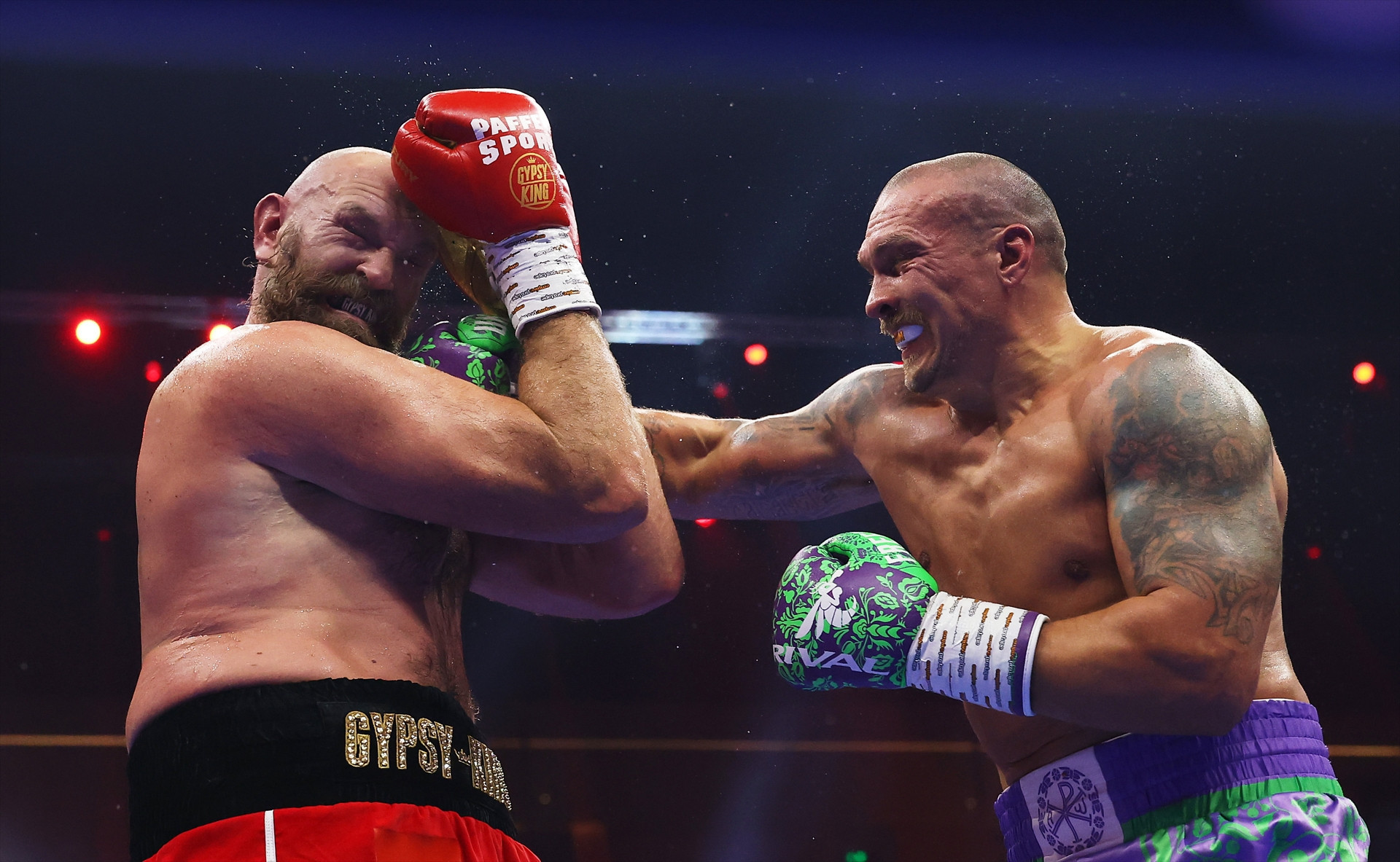 Oleksandr Usyk - Tyson Fury maçından objektiflere yansıyanlar