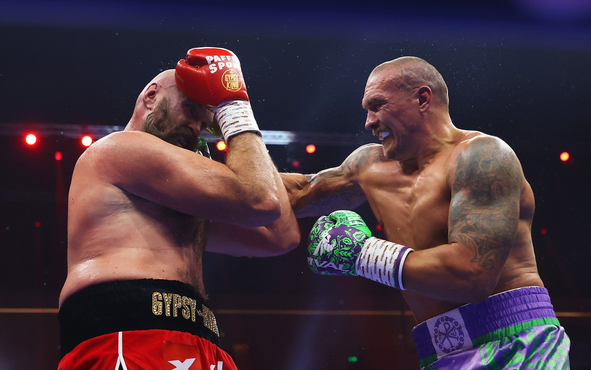 Oleksandr Usyk - Tyson Fury maçından objektiflere yansıyanlar