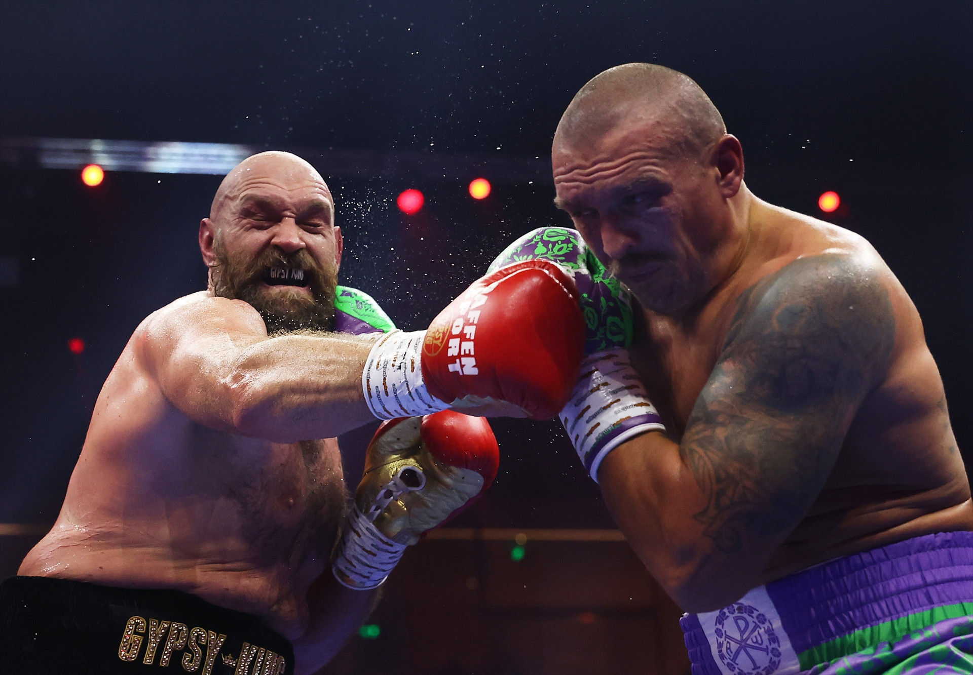 Oleksandr Usyk - Tyson Fury maçından objektiflere yansıyanlar