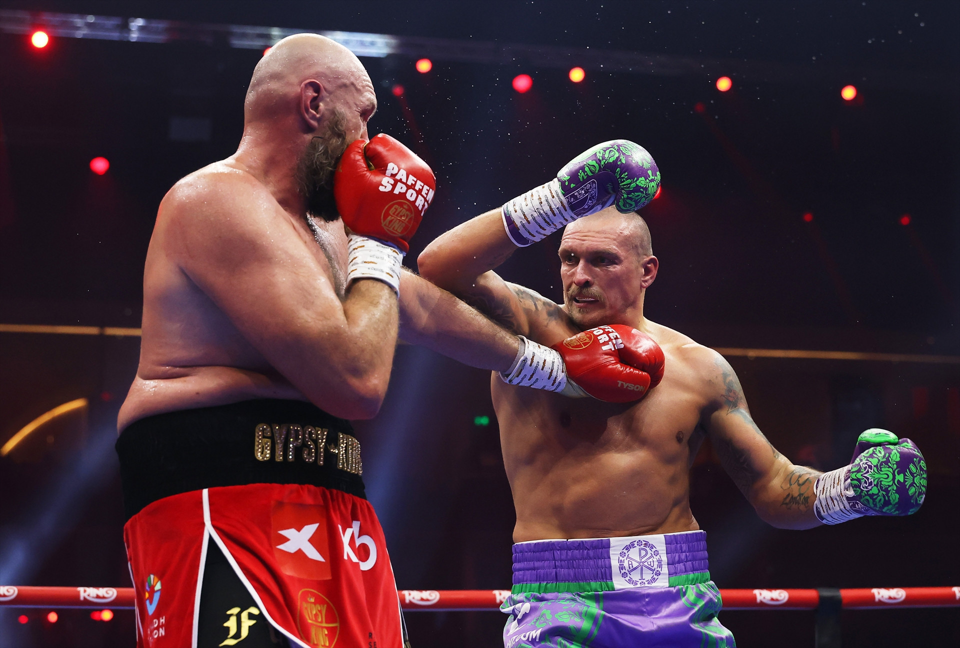 Oleksandr Usyk - Tyson Fury maçından objektiflere yansıyanlar