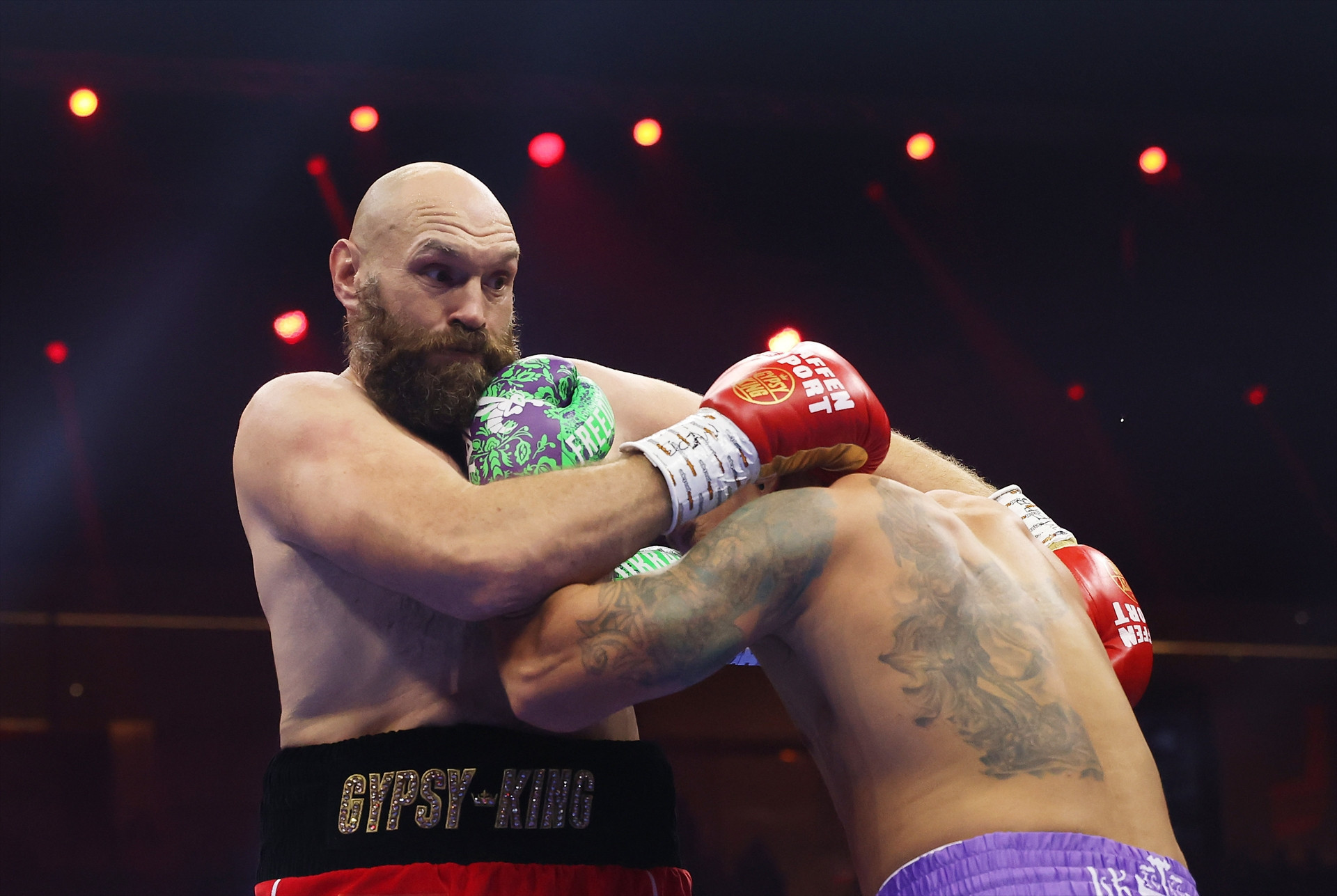Oleksandr Usyk - Tyson Fury maçından objektiflere yansıyanlar