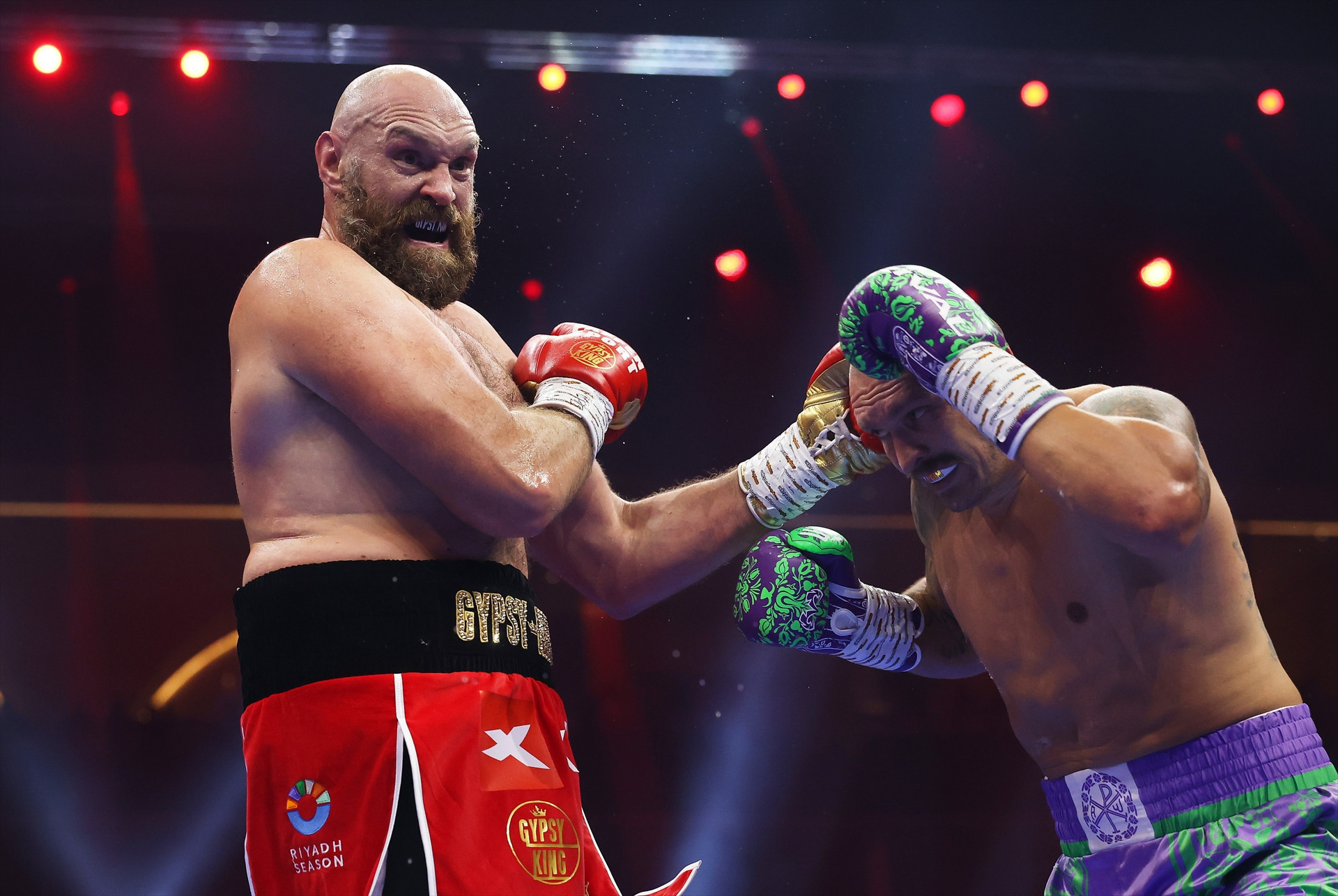 Oleksandr Usyk - Tyson Fury maçından objektiflere yansıyanlar