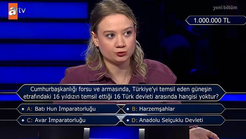 ECESU ÜLKER 1 MİLYON TLLİK SORUYU BİLDİ Mİ ECESU ÜLKER 1 MİLYON TLLİK SORUYU BİLDİ Mİ