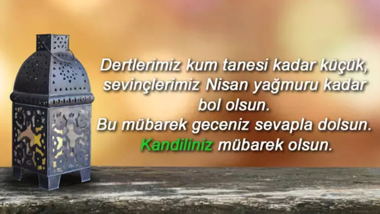 KISA VE ÖZ KANDİL MESAJLARI