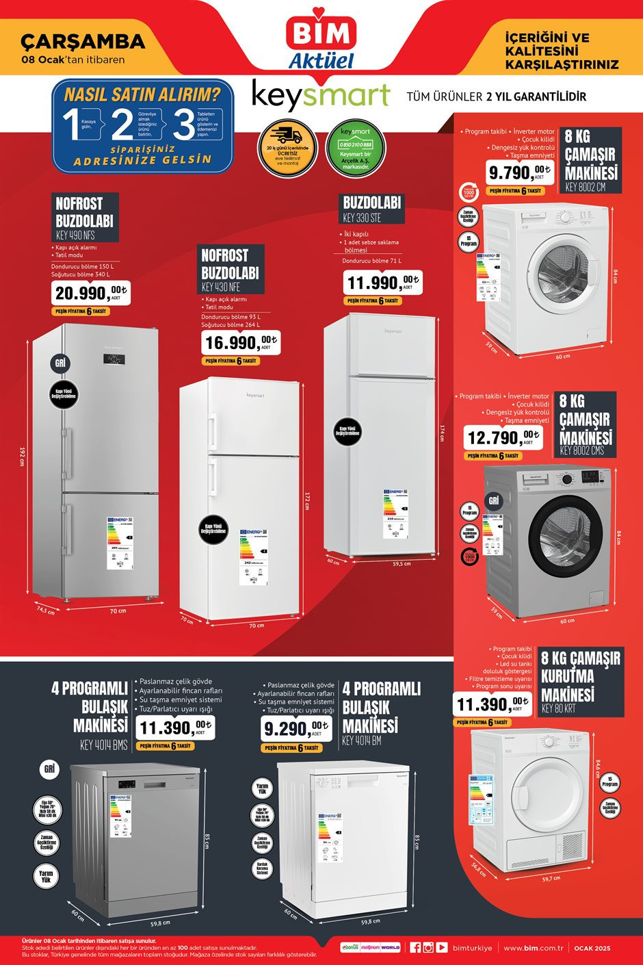 BİM AKTÜEL 8 OCAK 2025 KATALOĞU