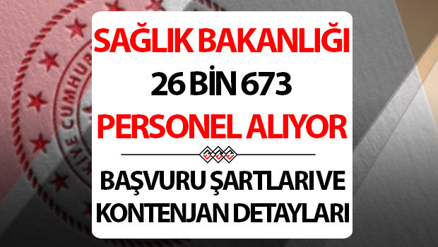 SAĞLIK BAKANLIĞI PERSONEL ALIMI 2025 || Sağlık Bakanlığı 26 bin 673 personel alımı yapacak.. İşte, başvuru şartları ve detaylar SAĞLIK BAKANLIĞI PERSONEL ALIMI 2025 || Sağlık Bakanlığı 26 bin 673 personel alımı yapacak.. İşte, başvuru şartları ve detaylar