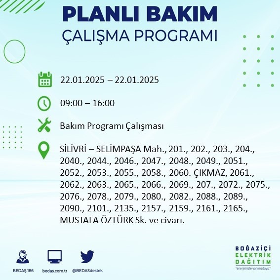 ELEKTRİKLER NE ZAMAN, SAAT KAÇTA GELECEK