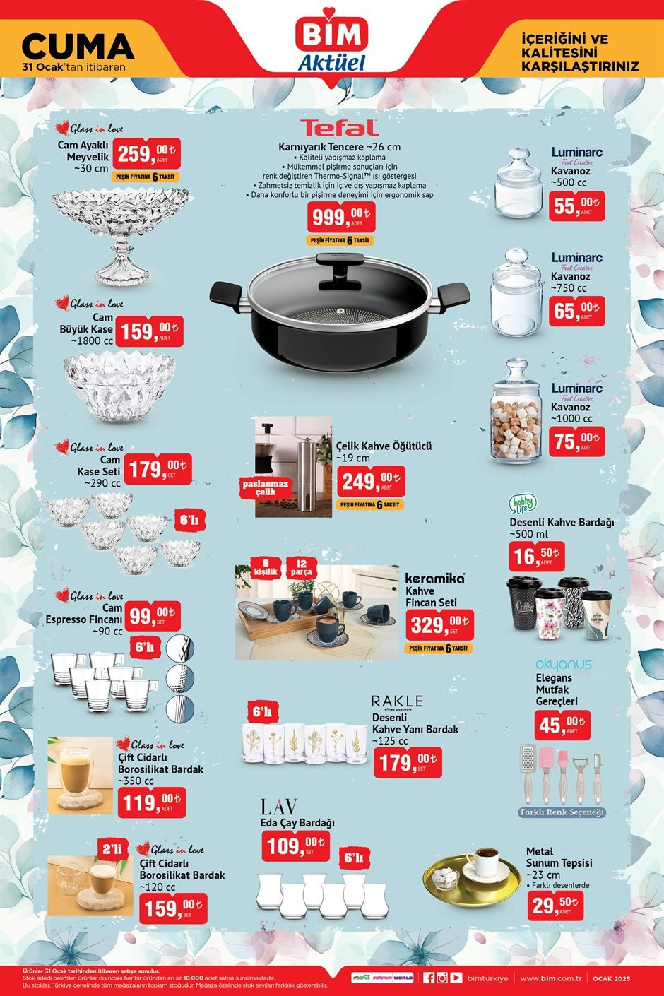 YENİ HAFTA BİM AKTÜEL 28-29-31 OCAK 2025 KATALOĞU - İNDİRİMLİ ÜRÜNLER || Bimde bu hafta neler var Bim aktüel katalog Tam Otomatik Kahve Makinesi getiriyor