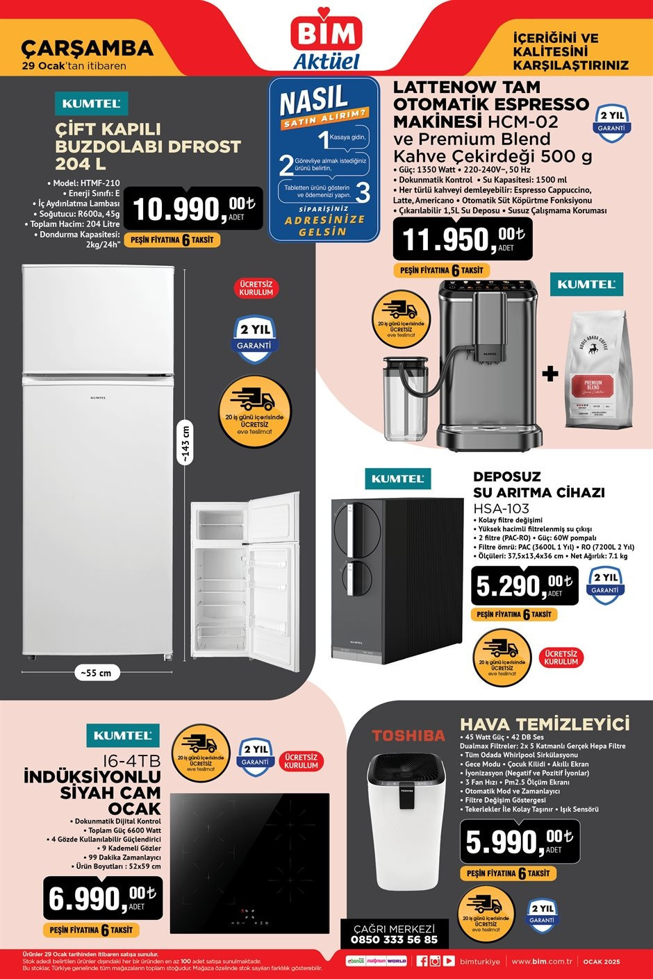 YENİ HAFTA BİM AKTÜEL 28-29-31 OCAK 2025 KATALOĞU - İNDİRİMLİ ÜRÜNLER || Bimde bu hafta neler var Bim aktüel katalog Tam Otomatik Kahve Makinesi getiriyor