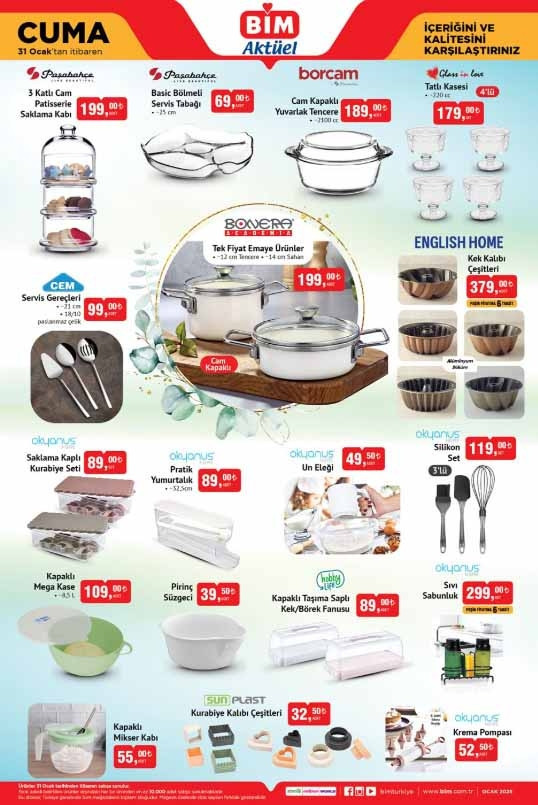 SATIŞA ÇIKIYOR BİM AKTÜEL ÜRÜNLER KATALOĞU 31 OCAK-YENİ BROŞÜR || Bimde bu cuma yeni neler var Bime kablosuz şarjlı sprey mop ve buharlı temizleme makinesi geliyor