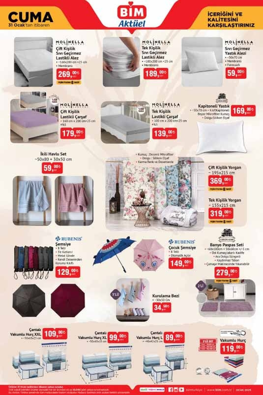 SATIŞA ÇIKIYOR BİM AKTÜEL ÜRÜNLER KATALOĞU 31 OCAK-YENİ BROŞÜR || Bimde bu cuma yeni neler var Bime kablosuz şarjlı sprey mop ve buharlı temizleme makinesi geliyor