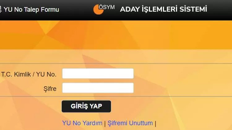 ÖSYM ADAY ŞİFRESİ NASIL ALINIR