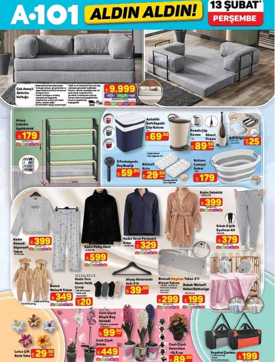 A101 13 ŞUBAT AKTÜEL KATALOĞU (RAFLARA GELDİ) || A101de bu hafta neler var, Perşembe günü hangi ürünler indirimli 88 tuşlu piyano ile Islak/kuru süpürge ve zemin temizleyici A101de