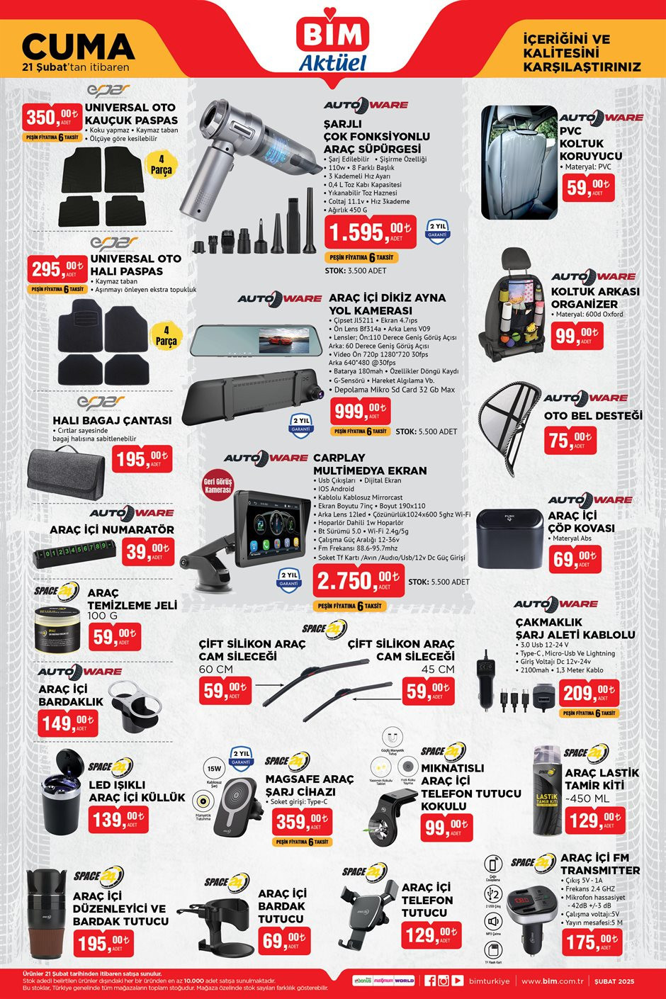 BİM 21 ŞUBAT 2025 AKTÜEL KATALOĞU BİM 21 ŞUBAT 2025 AKTÜEL KATALOĞU